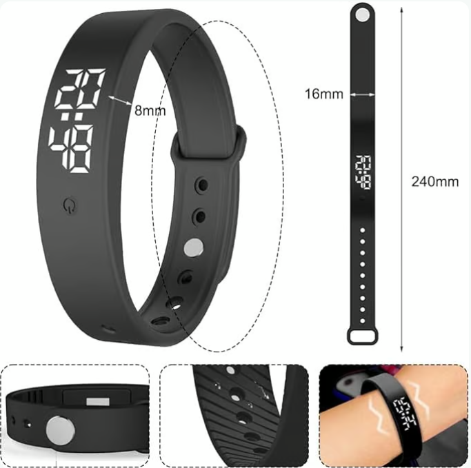 ساعة منبه بالاهتزاز